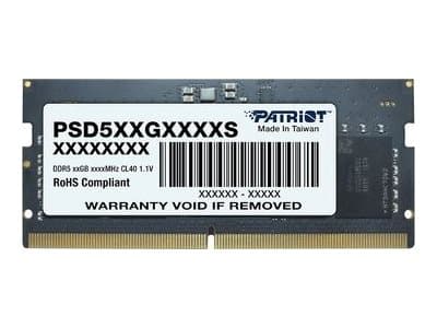 Patriot Memory Signature PSD532G48002S hukommelsesmodul 32 GB 1 x 32 GB DDR5 4800 Mhz