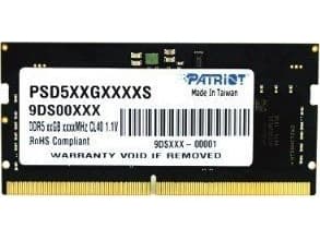 Patriot Memory Signature PSD58G480041S hukommelsesmodul 8 GB 1 x 8 GB DDR5 4800 Mhz