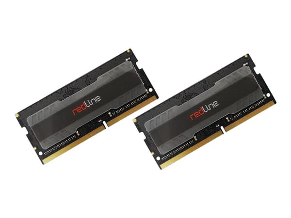 Mushkin Redline - DDR4 - sett - 16 GB: 2 x 8 GB - SO DIMM 260-pin - 3200 MHz / PC4-25600 - CL22 - 1.2 V - ikke-bufret - ikke-ECC