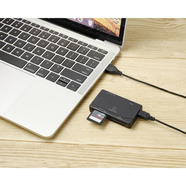 Renkforce RF-PCR-150 Extern minneskortläsare USB 2.0 Svart