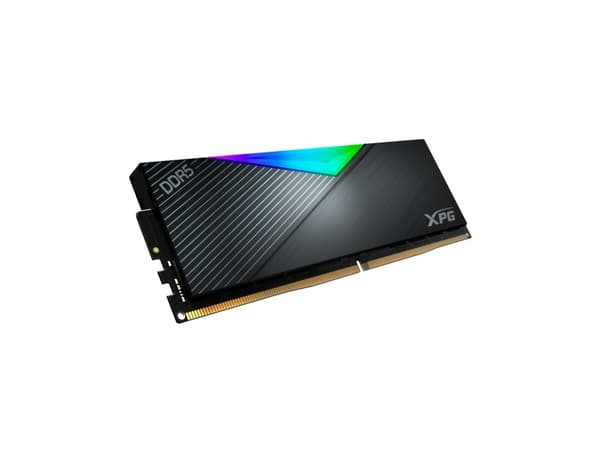 XPG LANCER RGB - DDR5 - sats - 32 GB: 2 x 16 GB - DIMM 288-pin - 3600 MHz / PC5-57600 - CL34 - 1.4 V - ej buffrad - on-die ECC - svart
