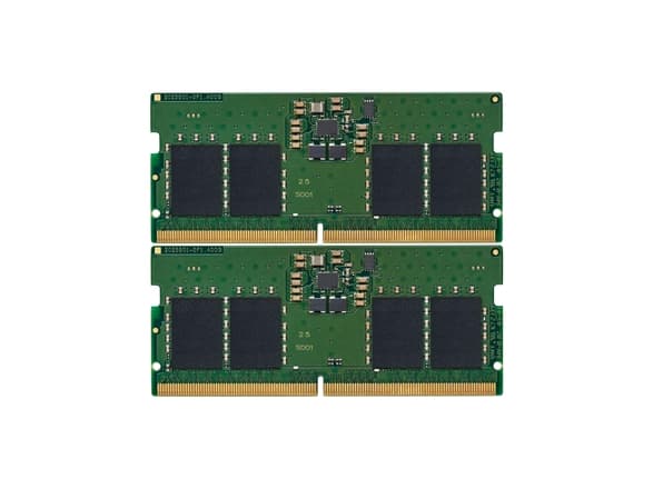 Kingston ValueRAM - DDR5 - sats - 16 GB: 2 x 8 GB - SO DIMM 262-pin - 2800 MHz / PC5-44800 - CL46 - 1.1 V - ej buffrad - on-die ECC