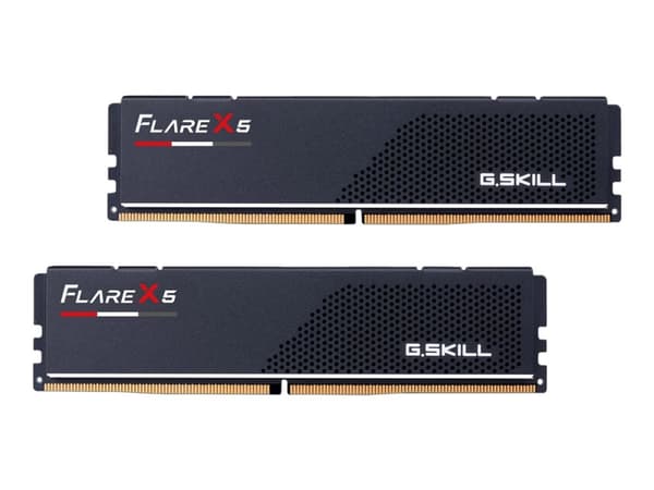 G.Skill Flare X5 - DDR5 - sett - 32 GB: 2 x 16 GB - DIMM 288-pin lav profil - 6000 MHz / PC5-48000 - CL30 - 1.35 V - ikke-bufret - ikke-ECC - matt sv