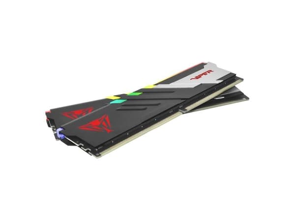 Patriot Viper Venom RGB DDR5 series - DDR5 - sett - 64 GB: 2 x 32 GB - DIMM 288-pin - 2600 MHz / PC5-41600 - CL40 - ikke-bufret - on-die ECC - matt s