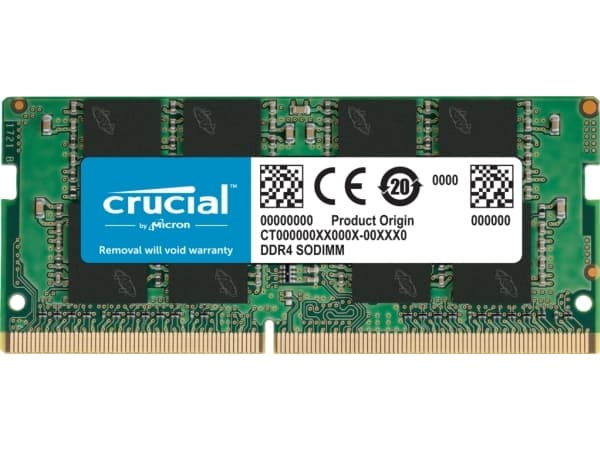 Crucial - DDR4 - modul - 16 GB - SO DIMM 260-pin - 3200 MHz / PC4-25600 - CL22 - 1.2 V - ikke-bufret - ikke-ECC - TAA-samsvar
