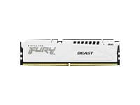 Kingston FURY Beast - DDR5 - modul - 16 GB - DIMM 288-pin - 2600 MHz / PC5-41600 - CL36 - 1.25 V - ikke-bufret - on-die ECC - hvit