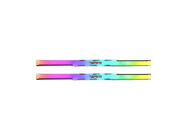 Patriot Viper Venom RGB DDR5 series - DDR5 - sats - 32 GB: 2 x 16 GB - DIMM 288-pin - 3600 MHz / PC5-57600 - CL34 - 1.45 V - ej buffrad - on-die ECC