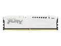 Miniatyrbilde 1 av 5: Kingston FURY Beast - DDR5 - modul - 16 GB - DIMM 288-pin - 2600 MHz / PC5-41600 - CL40 - 1.25 V - ikke-bufret - on-die ECC - hvit