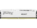 Miniatyrbilde 5 av 5: Kingston FURY Beast - DDR5 - sett - 64 GB: 2 x 32 GB - DIMM 288-pin - 3000 MHz / PC5-48000 - CL36 - 1.35 V - ikke-bufret - on-die ECC - hvit