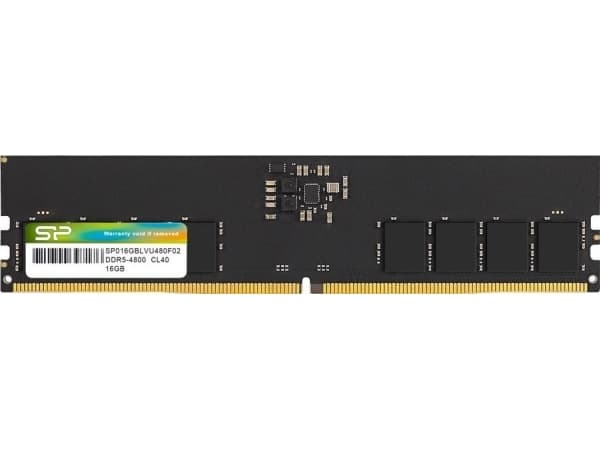 SILICON POWER - DDR5 - modul - 16 GB - DIMM 288-pin - 4800 MHz / PC5-38400 - CL40 - 1.1 V - ej buffrad - on-die ECC
