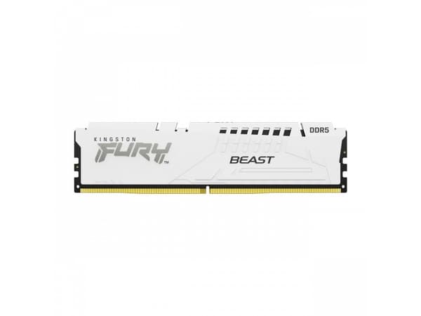 Kingston FURY Beast - DDR5 - modul - 32 GB - DIMM 288-pin - 3000 MHz / PC5-48000 - CL36 - 1.35 V - ikke-bufret - on-die ECC - hvit