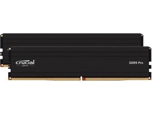 Crucial - DDR5 - sett - 32 GB: 2 x 16 GB - DIMM 288-pin - 5600 MHz / PC5-44800 - CL46 - 1.1 V - ikke-bufret