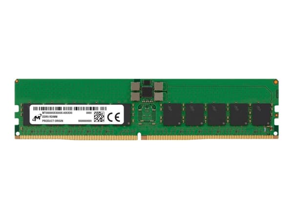 Micron - DDR5 - modul - 32 GB - DIMM 288-pin - 4800 MHz / PC5-38400 - CL40 - 1.1 V - registrert - ECC
