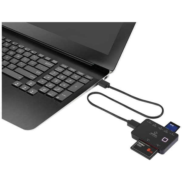 Renkforce Extern minneskortläsare Micro USB 3.0 Svart