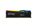 Miniatyrbilde 2 av 5: Kingston FURY Beast RGB - DDR5 - sett - 64 GB: 4 x 16 GB - DIMM 288-pin - 2800 MHz / PC5-44800 - CL40 - 1.25 V - ikke-bufret - on-die ECC - svart