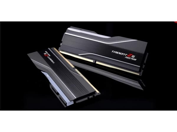 G.Skill Trident Z5 Neo RGB - DDR5 - sats - 48 GB: 2 x 24 GB - DIMM 288-pin - 6000 MHz / PC5-48000 - CL40 - 1.35 V - ej buffrad - on-die ECC - mattsva