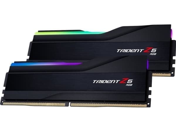 G.Skill Trident Z5 RGB - DDR5 - sats - 96 GB: 2 x 48 GB - DIMM 288-pin - 2800 MHz / PC5-44800 - CL40 - 1.25 V - ej buffrad - on-die ECC - mattsvart