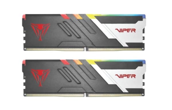 Patriot Viper Venom RGB DDR5 series - DDR5 - sett - 32 GB: 2 x 16 GB - DIMM 288-pin - 2800 MHz / PC5-44800 - CL36 - 1.25 V - ikke-bufret - on-die ECC