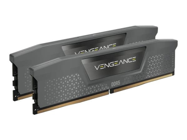 CORSAIR Vengeance - DDR5 - sett - 32 GB: 2 x 16 GB - DIMM 288-pin - 3000 MHz - CL30 - 1.4 V - ikke-bufret - grå