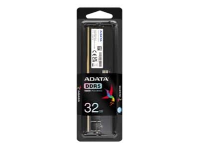 ADATA - DDR5 - modul - 32 GB - DIMM 288-pin - 2400 MHz / PC5-38400 - CL40 - 1.1 V - ej buffrad - on-die ECC - svart