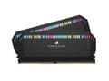 Miniatyrbilde 3 av 5: CORSAIR Dominator Platinum RGB - DDR5 - sett - 64 GB: 2 x 32 GB - DIMM 288-pin - 6000 MHz / PC5-48000 - CL30 - 1.4 V - svart