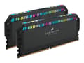 Miniatyrbilde 1 av 5: CORSAIR Dominator Platinum RGB - DDR5 - sett - 64 GB: 2 x 32 GB - DIMM 288-pin - 6000 MHz / PC5-48000 - CL30 - 1.4 V - svart