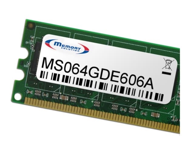 Memory Solution MS064GDE606A, 64 GB, Grønn