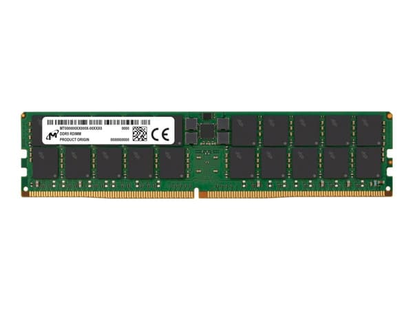 Micron - DDR5 - modul - 96 GB - DIMM 288-pin - 4800 MHz - CL40 - registrert - ECC