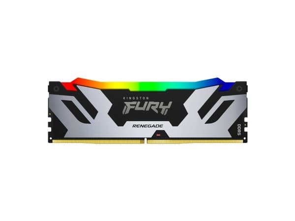Kingston FURY Renegade RGB - DDR5 - sett - 96 GB: 2 x 48 GB - DIMM 288-pin - 3000 MHz / PC5-48000 - CL32 - 1.35 V - ikke-bufret - ikke-ECC - svart, s