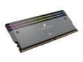 Miniatyrbilde 4 av 5: CORSAIR Dominator Titanium RGB - DDR5 - sett - 64 GB: 2 x 32 GB - DIMM 288-pin - 3000 MHz / PC5-48000 - CL30 - 1.4 V - ikke-bufret - ikke-ECC - grå