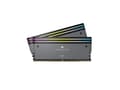 Miniatyrbilde 2 av 5: CORSAIR Dominator Titanium RGB - DDR5 - sett - 64 GB: 2 x 32 GB - DIMM 288-pin - 3000 MHz / PC5-48000 - CL30 - 1.4 V - ikke-bufret - ikke-ECC - grå