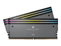 Miniatyrbilde 1 av 5: CORSAIR Dominator Titanium RGB - DDR5 - sett - 64 GB: 2 x 32 GB - DIMM 288-pin - 3000 MHz / PC5-48000 - CL30 - 1.4 V - ikke-bufret - ikke-ECC - grå