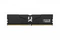 Miniatyrbilde 2 av 5: GOODRAM IRDM - DDR5 - sett - 64 GB: 2 x 32 GB - DIMM 288-pin - 6000 MHz / PC5-48000 - CL32 - 1.35 V - ikke-bufret - on-die ECC - svart, sølv
