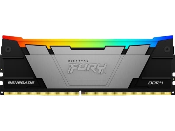 Kingston FURY Renegade RGB - DDR4 - modul - 8 GB - DIMM 288-pin - 1600 MHz / PC4-25600 - CL16 - 1.2 V - ikke-bufret - ikke-ECC - svart