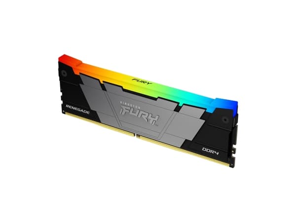 Kingston FURY Renegade RGB - DDR4 - modul - 8 GB - DIMM 288-pin - 1600 MHz / PC4-25600 - CL16 - 1.2 V - ikke-bufret - ikke-ECC - svart
