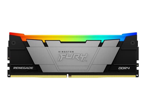Kingston FURY Renegade RGB - DDR4 - modul - 8 GB - DIMM 288-pin - 1600 MHz / PC4-25600 - CL16 - 1.2 V - ikke-bufret - ikke-ECC - svart