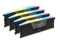 Miniatyrbilde 1 av 5: CORSAIR Vengeance RGB - DDR5 - sett - 128 GB: 4 x 32 GB - DIMM 288-pin - 5600 MHz / PC5-44800 - CL40 - 1.25 V - ikke-bufret - svart