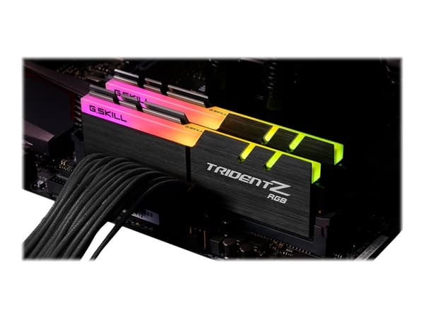 G.Skill TridentZ RGB Series - DDR4 - sett - 32 GB: 2 x 16 GB - DIMM 288-pin - 4400 MHz / PC4-35200 - CL19 - 1.5 V - ikke-bufret - ikke-ECC