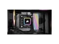 Miniatyrbilde 5 av 5: CORSAIR Dominator Titanium RGB - DDR5 - sett - 48 GB: 2 x 24 GB - DIMM 288-pin - 7200 MHz / PC5-57600 - CL36 - 1.4 V - ikke-bufret - hvit