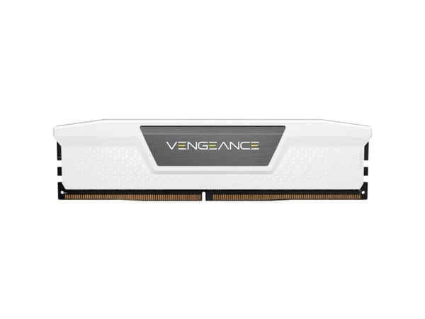 CORSAIR Vengeance - DDR5 - sett - 32 GB: 2 x 16 GB - DIMM 288-pin - 2800 MHz / PC5-44800 - CL40 - 1.25 V - ikke-bufret - on-die ECC - hvit