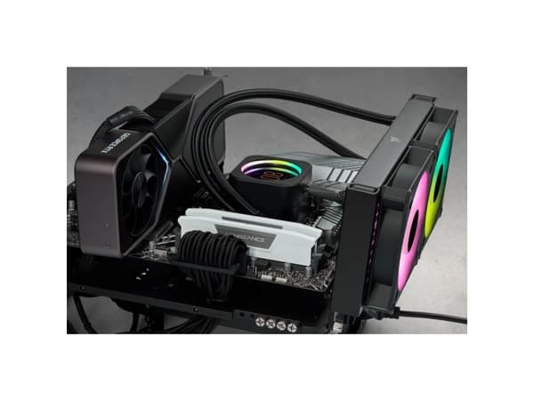 CORSAIR Vengeance - DDR5 - sett - 32 GB: 2 x 16 GB - DIMM 288-pin - 2800 MHz / PC5-44800 - CL40 - 1.25 V - ikke-bufret - on-die ECC - hvit
