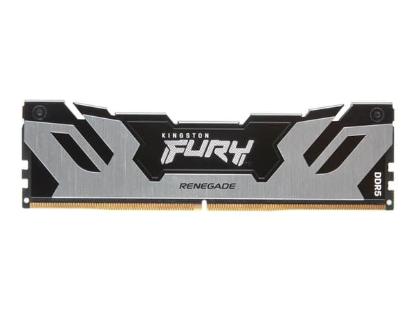 Kingston FURY Renegade - DDR5 - modul - 32 GB - DIMM 288-pin - 3200 MHz / PC5-51200 - CL32 - 1.4 V - ej buffrad - on-die ECC - svart, silver