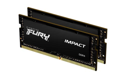 Kingston RAM FURY Impact - 64 GB (2 x 32 GB Kit) - DDR4 3200 SO-DIMM CL20