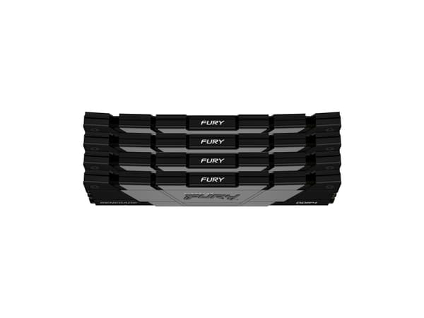Kingston FURY Renegade - DDR4 - sett - 128 GB: 4 x 32 GB - DIMM 288-pin - 1600 MHz / PC4-25600 - CL16 - 1.35 V - ikke-bufret - ikke-ECC - svart