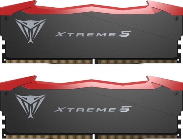 Patriot Viper Xtreme 5 - DDR5 - sats - 48 GB: 2 x 24 GB - DIMM 288-pin - 3800 MHz / PC5-60800 - CL36 - 1.45 V - ej buffrad - on-die ECC - mattsvart,
