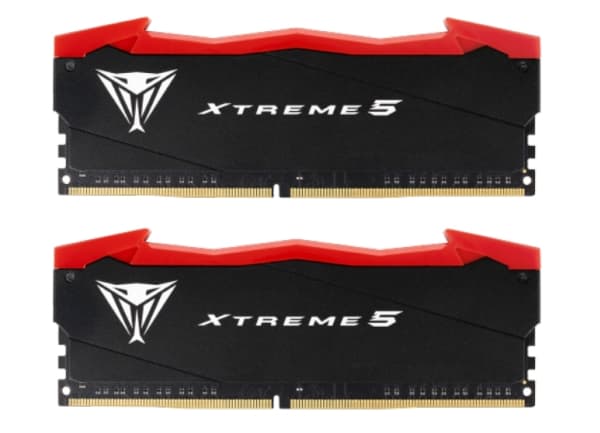 Patriot Viper Xtreme 5 - DDR5 - sats - 48 GB: 2 x 24 GB - DIMM 288-pin - 3800 MHz / PC5-60800 - CL36 - 1.45 V - ej buffrad - on-die ECC - mattsvart,