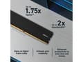 Miniatyrbild 3 av 5: Crucial - DDR5 - sats - 64 GB: 2 x 32 GB - DIMM 288-pin - 5600 MHz / PC5-44800 - CL46 - 1.1 V - ej buffrad - on-die ECC - svart