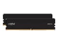 Miniatyrbild 1 av 5: Crucial - DDR5 - sats - 64 GB: 2 x 32 GB - DIMM 288-pin - 5600 MHz / PC5-44800 - CL46 - 1.1 V - ej buffrad - on-die ECC - svart