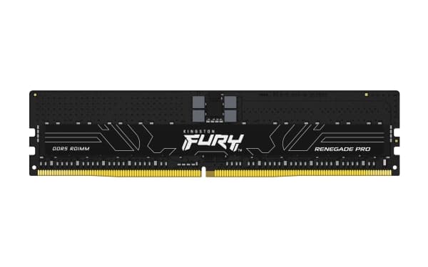 Kingston FURY Renegade Pro - DDR5 - modul - 16 GB - DIMM 288-pin - 2800 MHz / PC5-44800 - CL28 - 1.35 V - registrerad - on-die ECC - svart