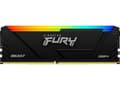 Miniatyrbilde 3 av 5: Kingston FURY Beast RGB - DDR4 - modul - 8 GB - DIMM 288-pin - 1800 MHz / PC4-28800 - CL17 - 1.35 V - ikke-bufret - ikke-ECC